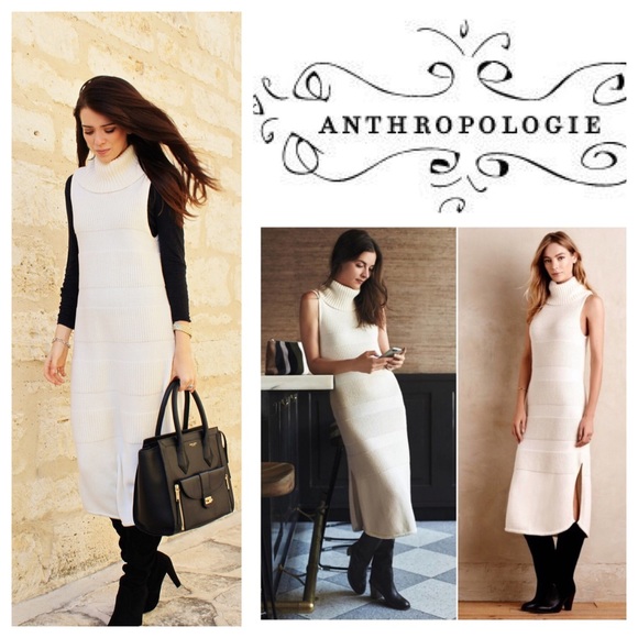Anthropologie Dresses & Skirts - NWOT Anthropologie (Moth) Turtleneck Sweater Dress